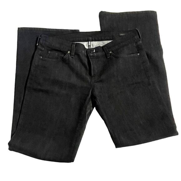 Citizens Of Humanity By Jerome Dahan Lowrise Stretch Flare Black Wash Size 29 - Picture 1 of 13